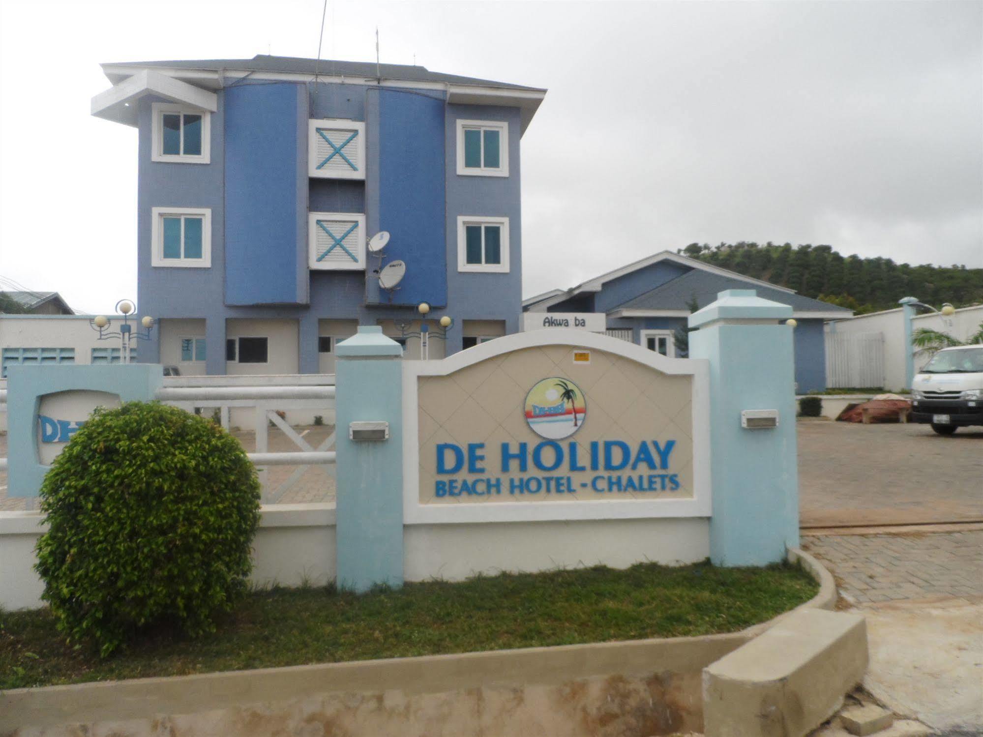 De Holiday Beach Hotel Kokrobite Exteriör bild